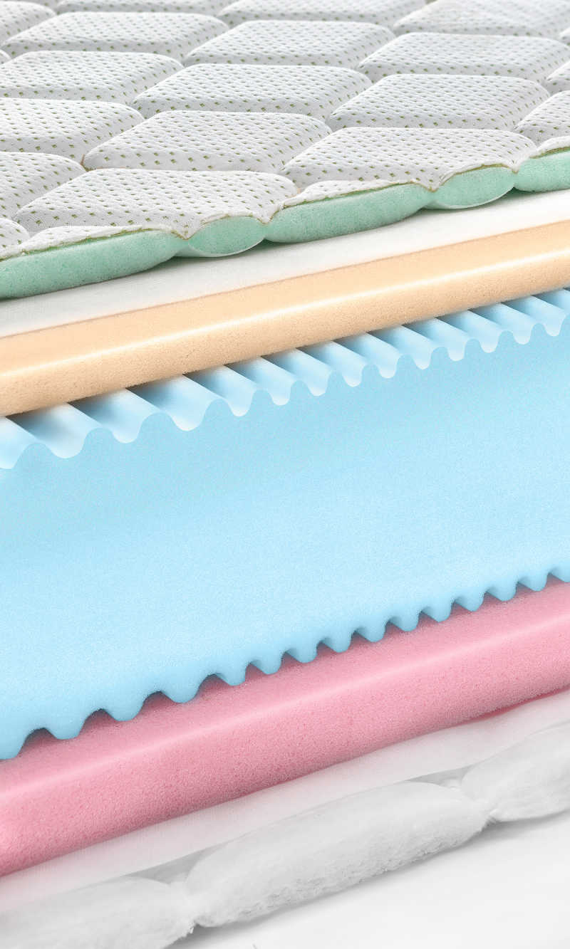 乳胶床垫横断面解析