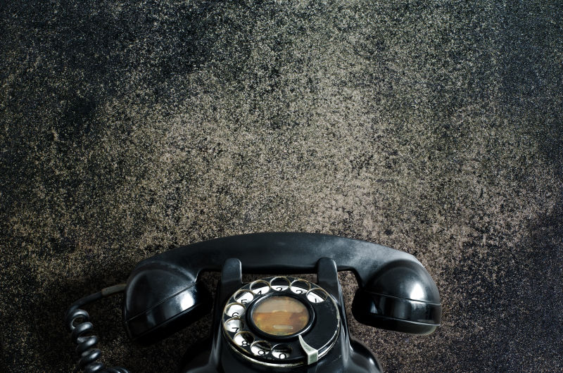 过去的旧电话
