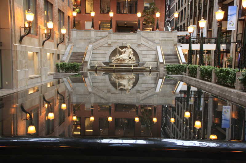 城堡内的豪华建筑