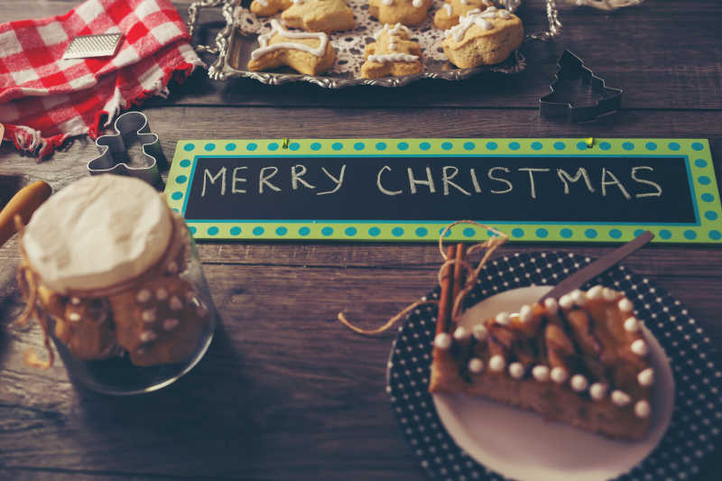 圣诞节姜饼饼干制作