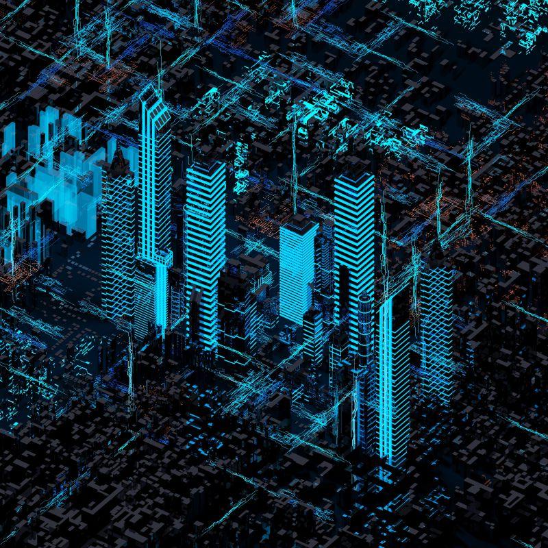 抽象全息未来城市