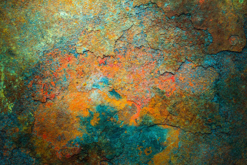 锈迹斑斑的金属纹理