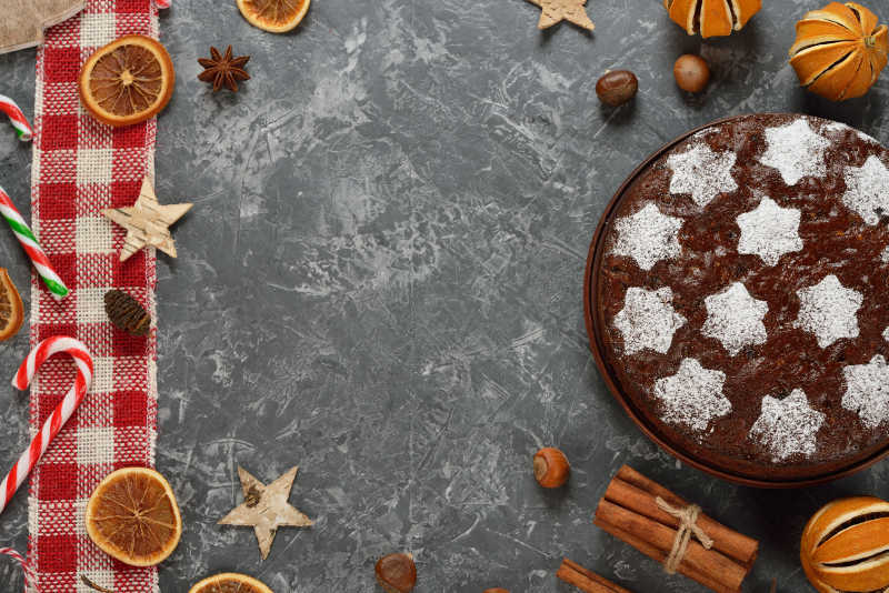 圣诞节准备的东西跟蛋糕