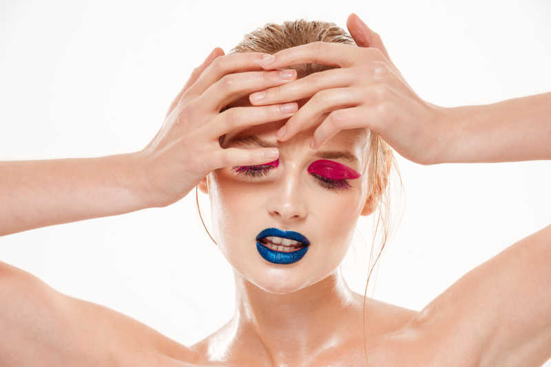 一位女性人体艺术