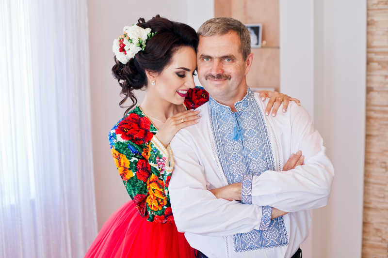 乌克兰新婚夫妇
