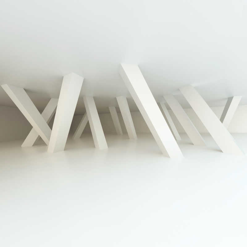 白色的现代室内