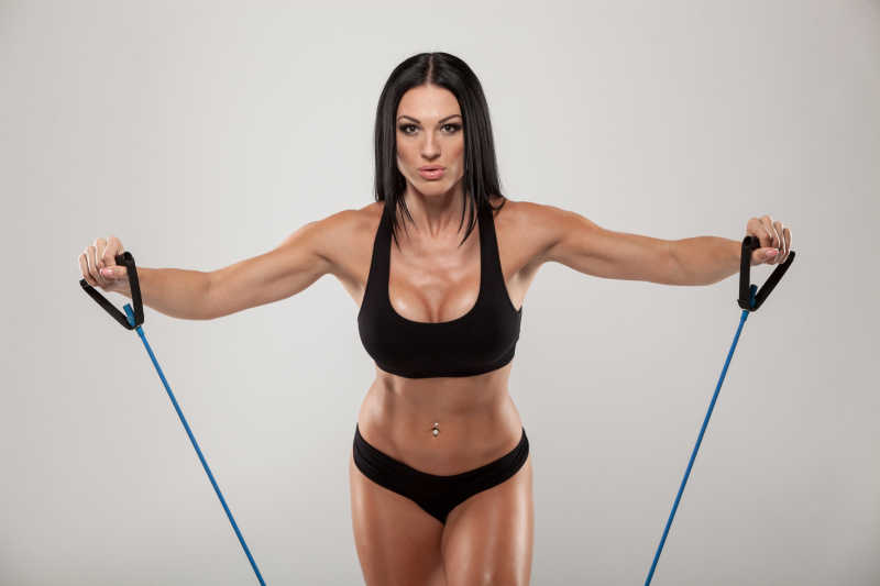 性感爱健身的运动员