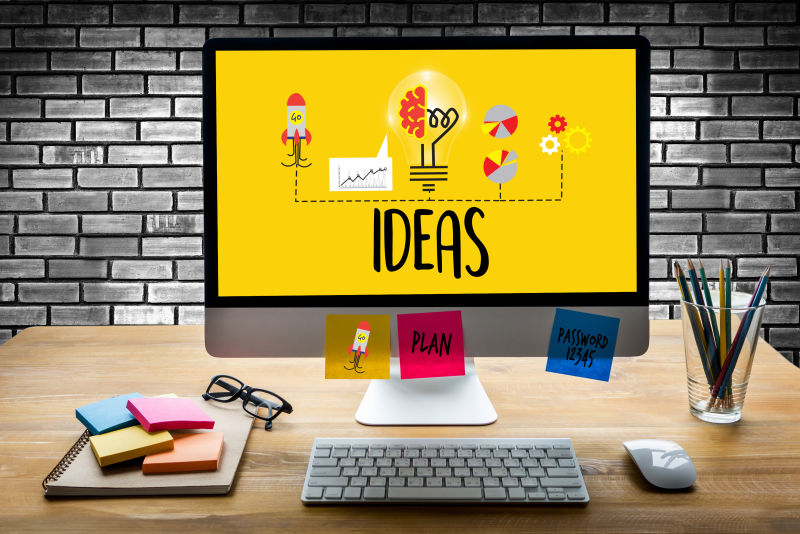 商务头脑会议概念