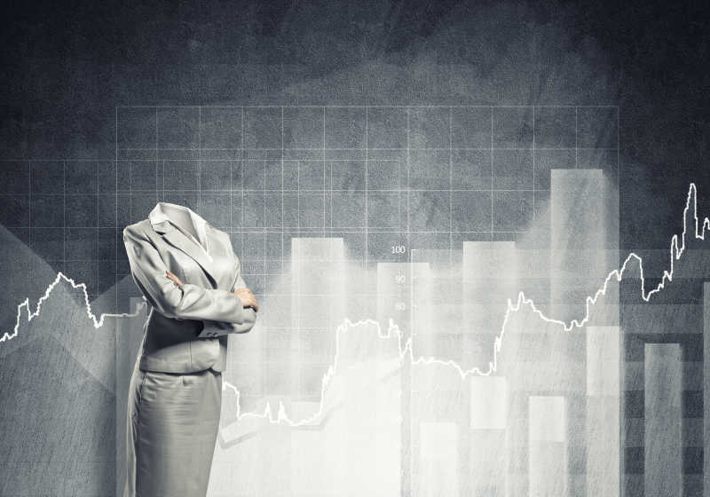 一位无头女商人