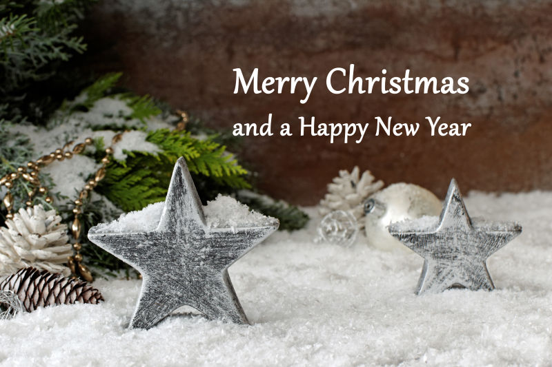 圣诞装饰祝新年快乐