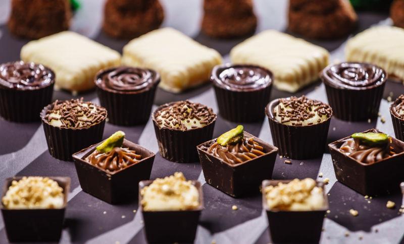 制作精美的巧克力