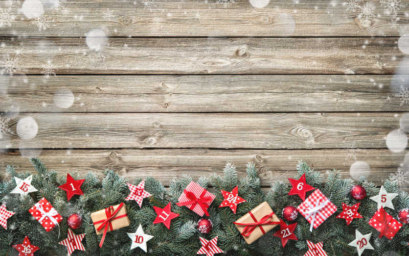 圣诞气息的边框装饰素材