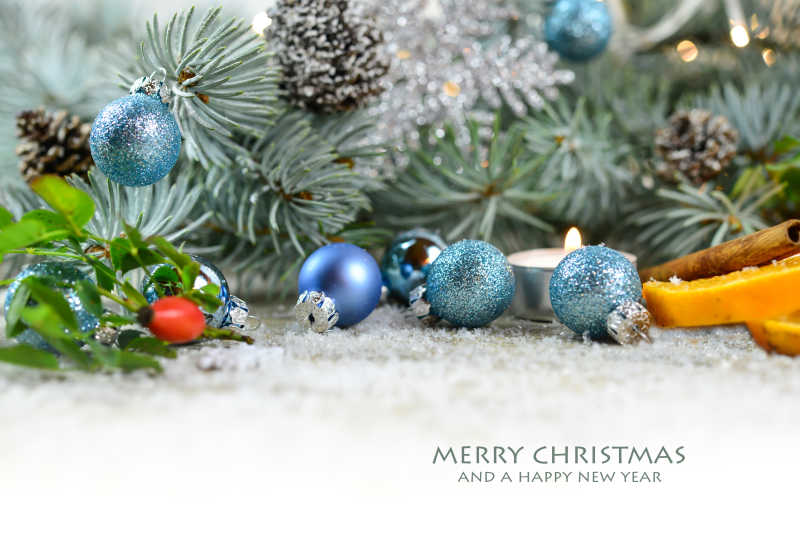 美丽的圣诞节明信片