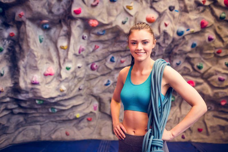 面带笑容的白种人