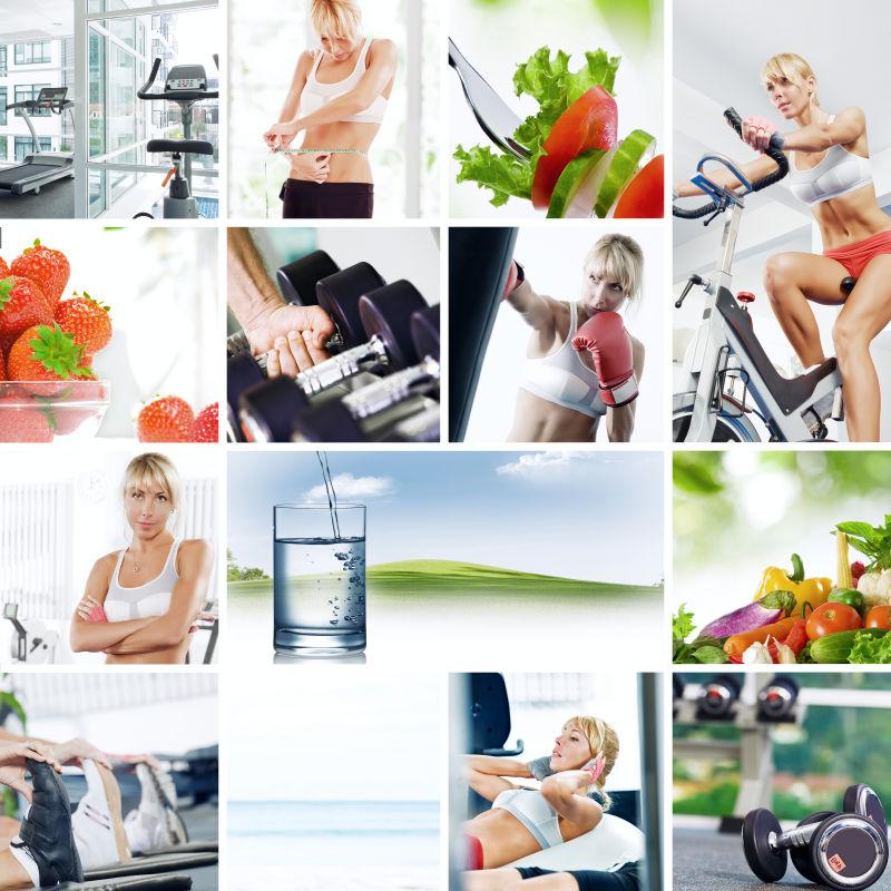 运动与健康饮食减肥图片 运动减肥与健康饮食素材 高清图片 摄影照片 寻图免费打包下载