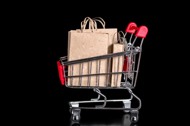 购物车中的购物袋