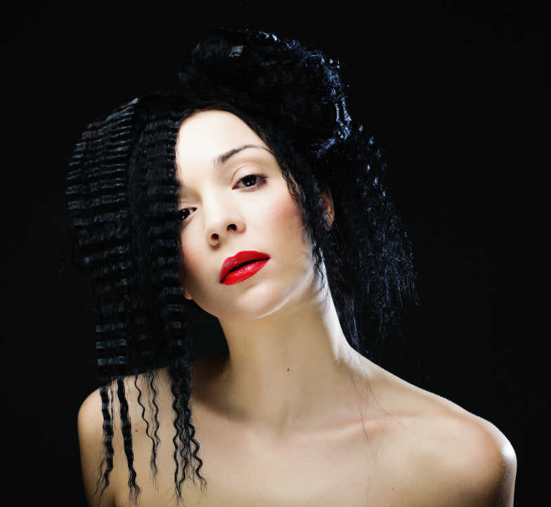 非主流的外国模特