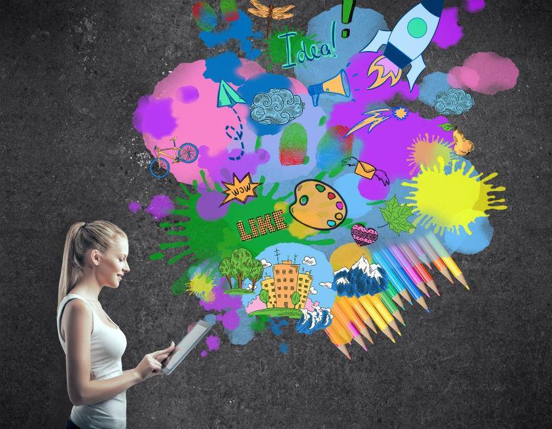 女子思想创意传播通讯素描