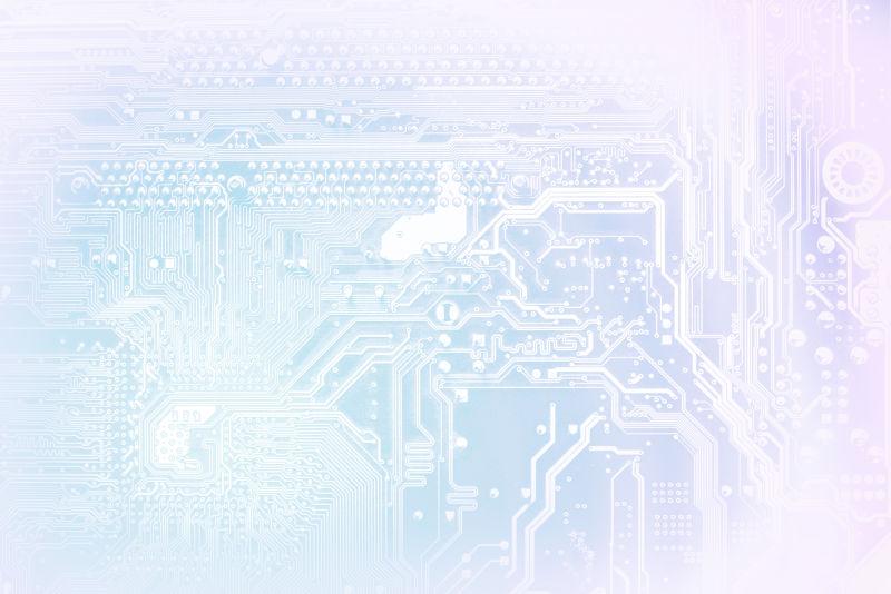 电脑主板明亮的颜色