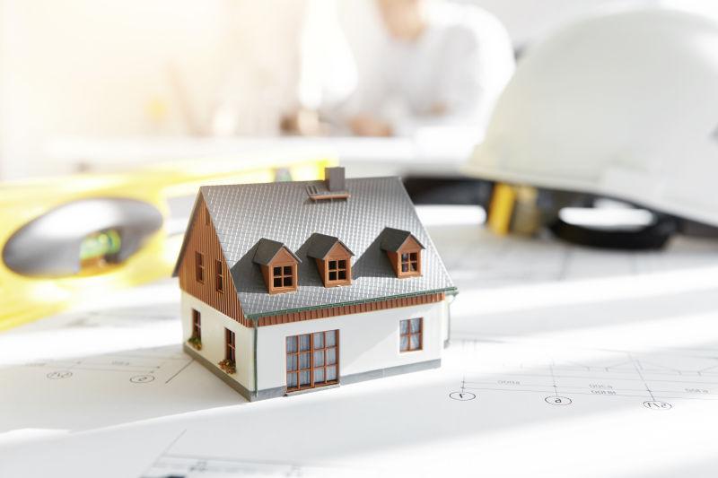 图纸上的房子设计