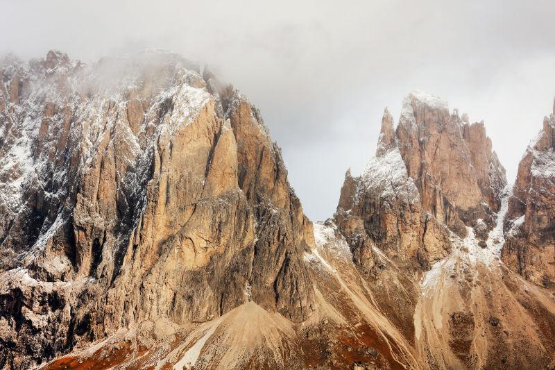意大利白云石山脉围观