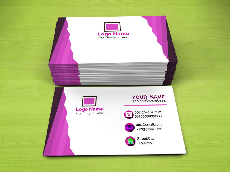 设计好是时髦名片模板