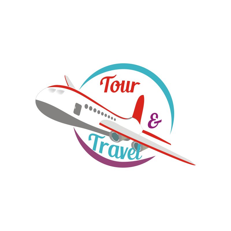 创意旅行的矢量图标平面设计