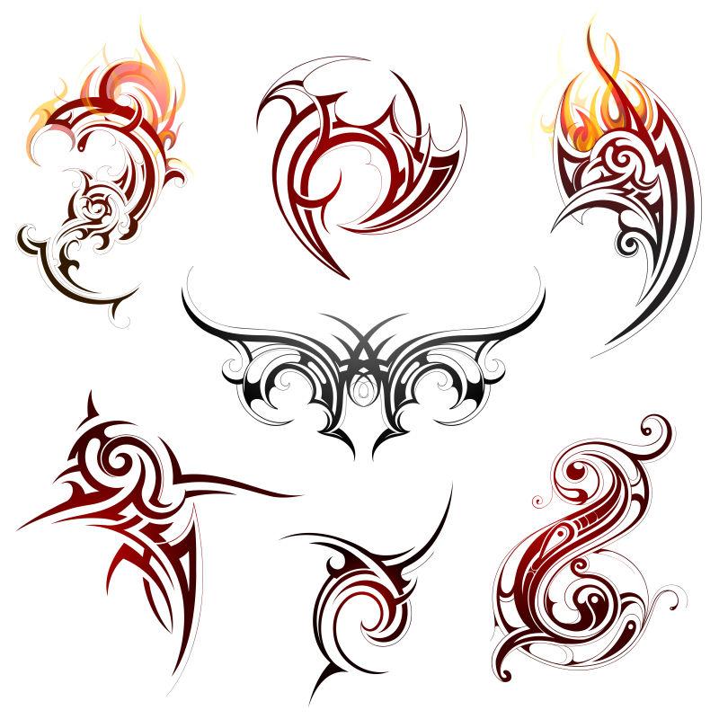 美丽的部落艺术纹身