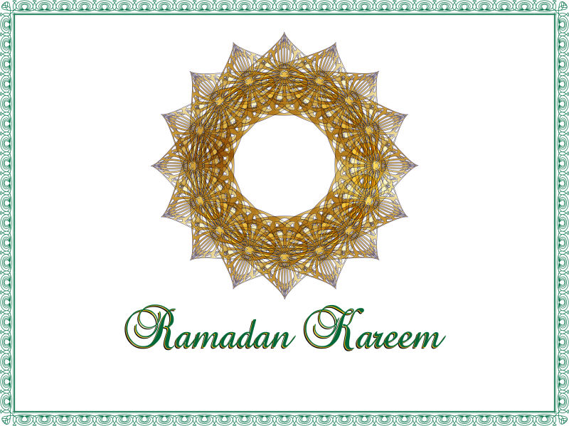 开斋节主题花纹矢量设计