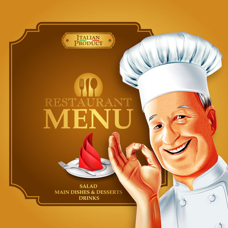 面包店矢量宣传海报背景