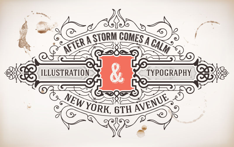 矢量的威士忌标签设计模板