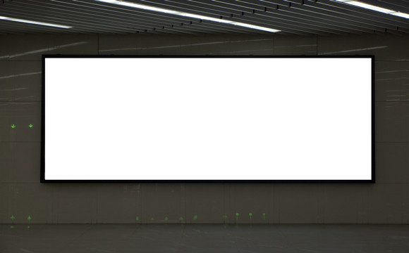 空白广告牌相框